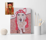 F&S Gift Store Dog painting from photo, Custom portrait, Oil painting on canvas, Custom pet portrait, Unique gift, Personalized painting
