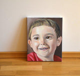 F&S Gift Store Commission Portrait, commission painting, oil painting portrait, child portrait, commission art, custom portrait, custom oil painting, art