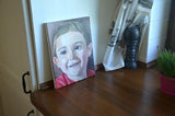 F&S Gift Store Commission Portrait, commission painting, oil painting portrait, child portrait, commission art, custom portrait, custom oil painting, art