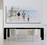 Personalized Oil Painting From Photos, handcraft art on Canvas-Show Case FMN100749-24