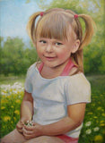 F&S Gift Store Original art Oil portrait painting Family portrait Custom drawing from photo Commission portrait