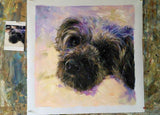 Personalized Oil Painting From Photos, handcraft art on Canvas-Show Case IKB101858-12
