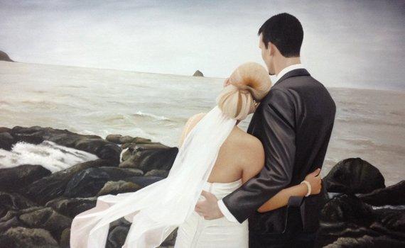 Personalized Oil Painting From Photos, handcraft art on Canvas-Show Case TSN102584-24