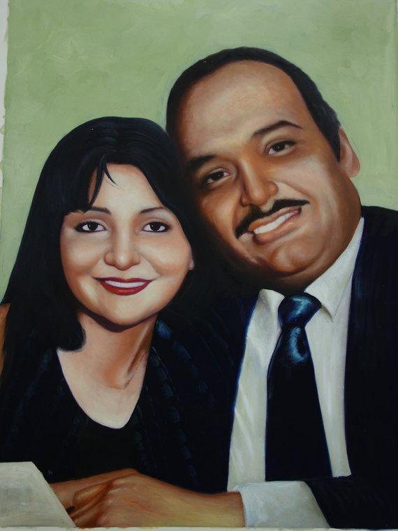 Personalized Oil Painting From Photos, handcraft art on Canvas-Show Case MGO100485-36