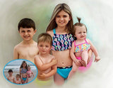 Personalized Oil Painting From Photos, handcraft art on Canvas-Show Case RML101760-72