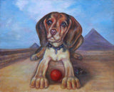 F&S Gift Store Custom Cat, Dog, Horse, Bird PORTRAITS, Oil on Canvas Painting, Pet/Animal Portrait, Original Fine Art