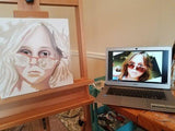 F&S Gift Store Custom Portrait Child Art Portrait of Child Oil Painting Painting from Photo - 8x10 inch Made to Order oil portrait commission portrait