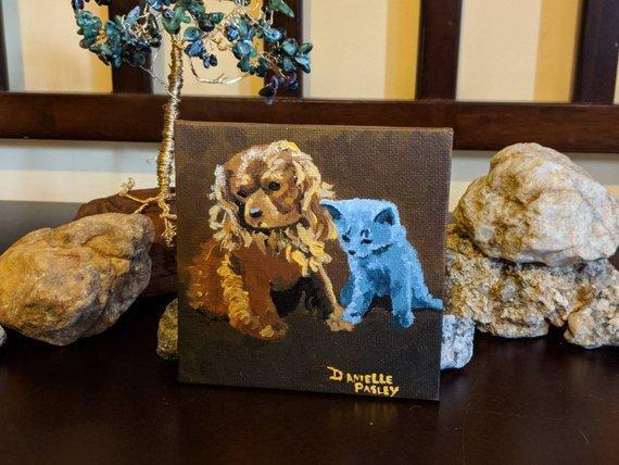 Personalized Oil Painting From Photos, handcraft art on Canvas-Show Case SGJ101614-48