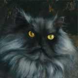 F&S Gift Store CUSTOM Cat Portrait Oil Painting, Kitten Pet Portrait Drawing on Canvas or Panel all sizes cute realistic style