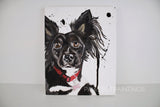 F&S Gift Store Custom pet painting, custom dog painting, custom dog portrait, custom pet portrait, dog art, custom dog oil painting