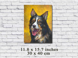 Personalized Oil Painting From Photos, handcraft art on Canvas-Show Case PNG101701-24
