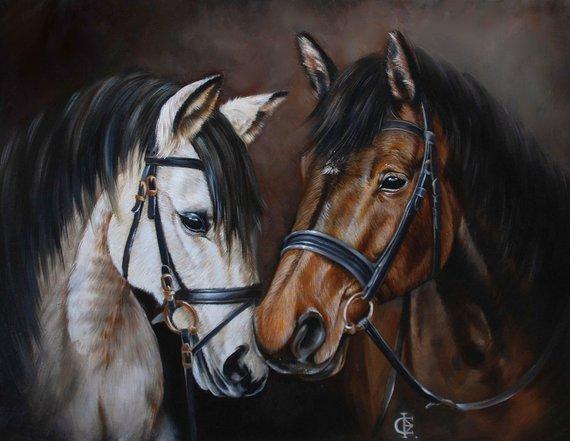 F&S Gift Store Horse painting, Owl painting, Fox painting, Panda painting, Animals Painting, Custom Pets Portrait, Custom pet portrait, Pets oil portrait