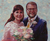 Personalized Oil Painting From Photos, handcraft art on Canvas-Show Case HOD101626-24