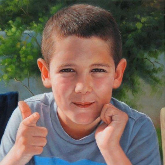 Personalized Oil Painting From Photos, handcraft art on Canvas-Show Case TPK101867-48