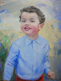 Personalized Oil Painting From Photos, handcraft art on Canvas-Show Case HED100543-20