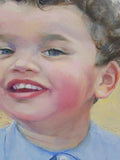 F&S Gift Store Custom canvas art, Oil portrait, Custom kid portrait, Family painting, Custom painting, Child portrait, Gift for dad, Gift for mom