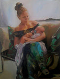 F&S Gift Store Custom Portrait Painting, Couple Portrait From Your Photo, Family Anniversary Wedding Gift
