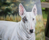 F&S Gift Store 11x14 Traditionally Painted Custom Pet Portrait, Pet Loss, Fine Art Painting, Photorealistic, Classic Oil Portrait, dog lover, wife gift
