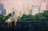 Personalized Oil Painting From Photos, handcraft art on Canvas-Show Case ABI100620-36