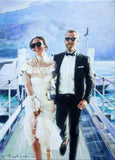 Personalized Oil Painting From Photos, handcraft art on Canvas-Show Case TIN101636-12