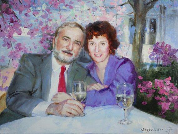 Personalized Oil Painting From Photos, handcraft art on Canvas-Show Case DTI100476-20