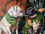 Personalized Oil Painting From Photos, handcraft art on Canvas-Show Case CEN101852-12