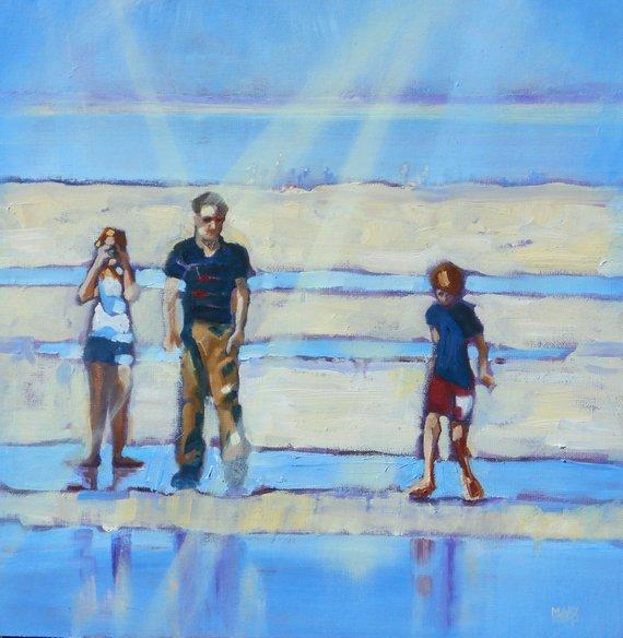 F&S Gift Store Original Custom Family Portrait from your own Photos. Oil Painting on Canvas. Commissioned Art.