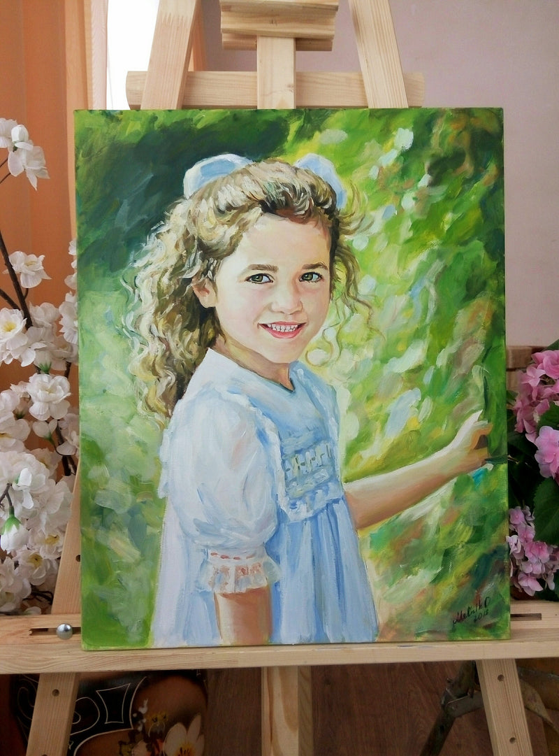 F&S Gift Store Oil portrait from photo Oil painting portrait Oil portrait children wedding portrait Family portrait
