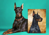 Personalized Oil Painting From Photos, handcraft art on Canvas-Show Case OJC100841-20