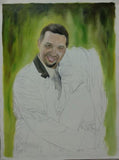 F&S Gift Store Custom Portrait,Romantic gift,Wedding Gift, Photo to Painting, Oil Painting, Personalized gift, Anniversary gift, Valentine's Gift