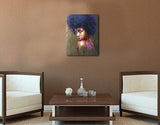 F&S Gift Store Painting on canvas, original paintings of women, women faces, abstract oil Portrait " Princess of Africa ", girls portraits custom woman art