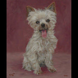 F&S Gift Store Custom pet portrait, Dog portrait, Dog painting, Custom dog portrait, on canvas. 50% DEPOSIT. Handmade.