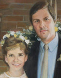 F&S Gift Store Custom couple portrait, Custom wedding portrait, Custom family portrait, Wedding painting, Commission art, Custom artwork, Gift for dad