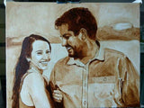 Personalized Oil Painting From Photos, handcraft art on Canvas-Show Case DEL100623-24