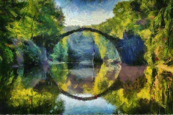 Personalized Oil Painting From Photos, handcraft art on Canvas-Show Case THS100820-48