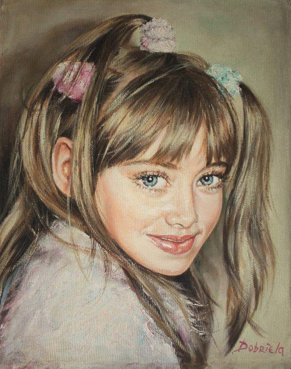 Personalized Oil Painting From Photos, handcraft art on Canvas-Show Case PED101931-24