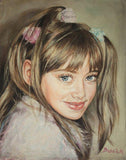 F&S Gift Store Kids Personalized oil Portrait, Custom Art Painting, Memorable Gift, Oil Painting From Photo, Color Painting, Nursery Décor, Baby Portrait