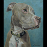 F&S Gift Store Dog Painting, Dog portrait, Pet portrait, Dog Art - oil painting on canvas. 50% DEPOSIT. Handmade Custom pet portrait.