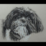 F&S Gift Store Pet portrait custom, Dog portrait, Dog painting, oil painting on canvas. 50% DEPOSIT. Handmade Custom pet portrait.