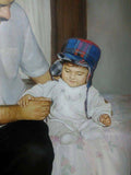 F&S Gift Store Personalize portrait, Custom canvas art, Custom painting, Custom baby painting, Child portrait, Husband gift, Portrait from a photo