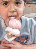 F&S Gift Store Portrait painting, Photo to painting, Custom oil on canvas, Custom baby portrait, Child portrait, Custom child portrait oil, Custom artwork