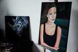 F&S Gift Store Oil Portrait Girl Realistic Original Custom Portrait Painting From Photo Сolor Portrait
