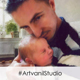Personalized Oil Painting From Photos, handcraft art on Canvas-Show Case ANC101661-24