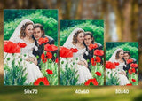 Personalized Oil Painting From Photos, handcraft art on Canvas-Show Case MML102599-36