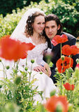 F&S Gift Store Wedding portrait in oil painted from photo. Custom order 20x28 inches