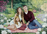 Personalized Oil Painting From Photos, handcraft art on Canvas-Show Case CAB101768-36
