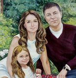 Personalized Oil Painting From Photos, handcraft art on Canvas-Show Case CAB101768-36