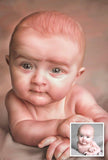 F&S Gift Store Custom Oil Painting, Custom Portrait, Oil Painting, Painting From Photo, Baby Portrait, Portraits, Oil Painting, Family Oil Painting
