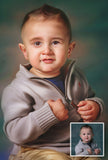 F&S Gift Store Custom Oil Painting, Custom Portrait, Oil Painting, Painting From Photo, Baby Portrait, Portraits, Oil Painting, Family Oil Painting