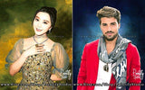 F&S Gift Store Oil Color Painting, Commission Painting, Couple Portraits, Custom Oil Painting, From Wife, From Son, Daddy Daughter, Painting From Photo